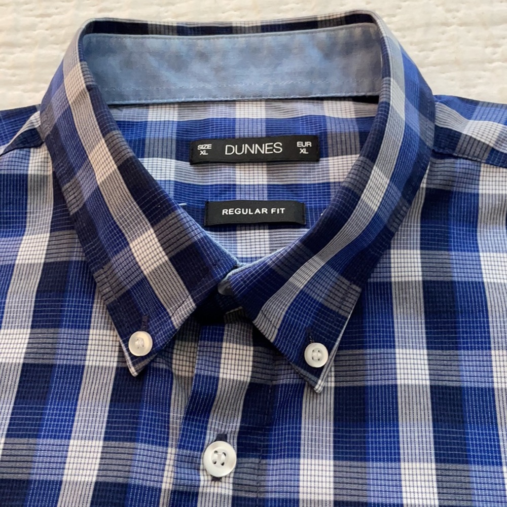Dunes Regular Fit Long Sleeve Button Up Shirt XL